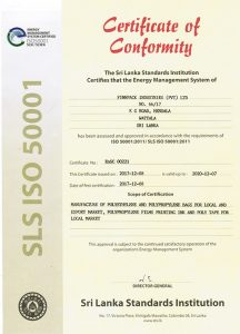 ISO 50001 Energy Management Certificate